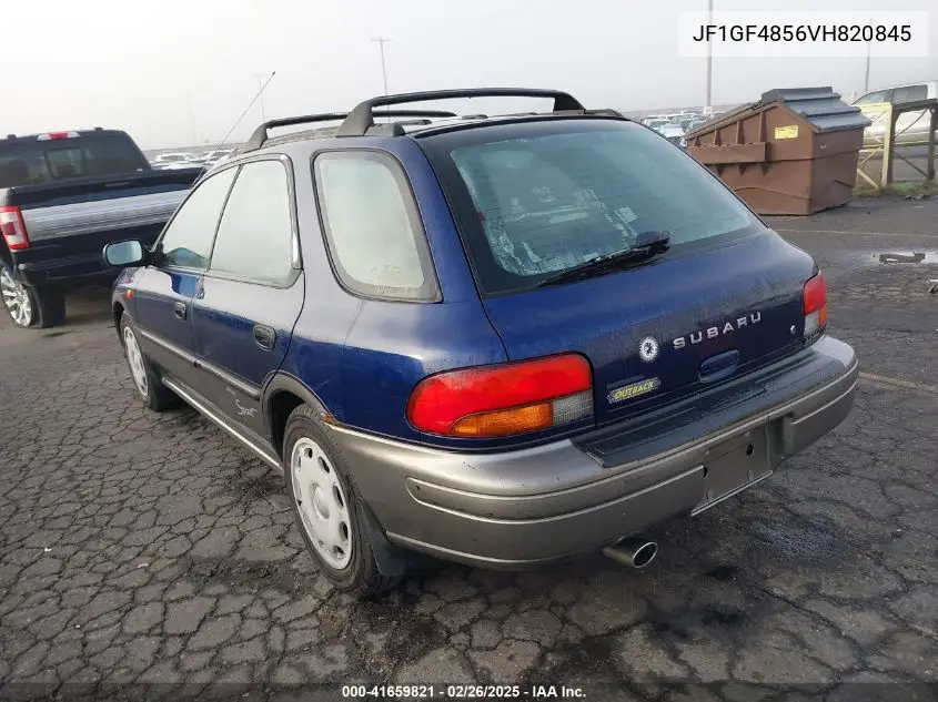 1997 Subaru Impreza Outback Sport VIN: JF1GF4856VH820845 Lot: 41659821