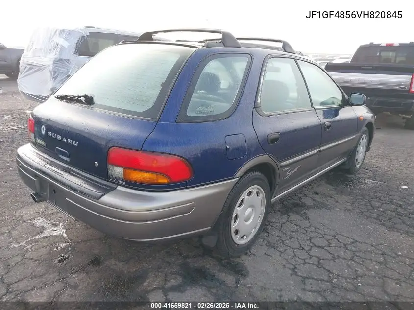 1997 Subaru Impreza Outback Sport VIN: JF1GF4856VH820845 Lot: 41659821