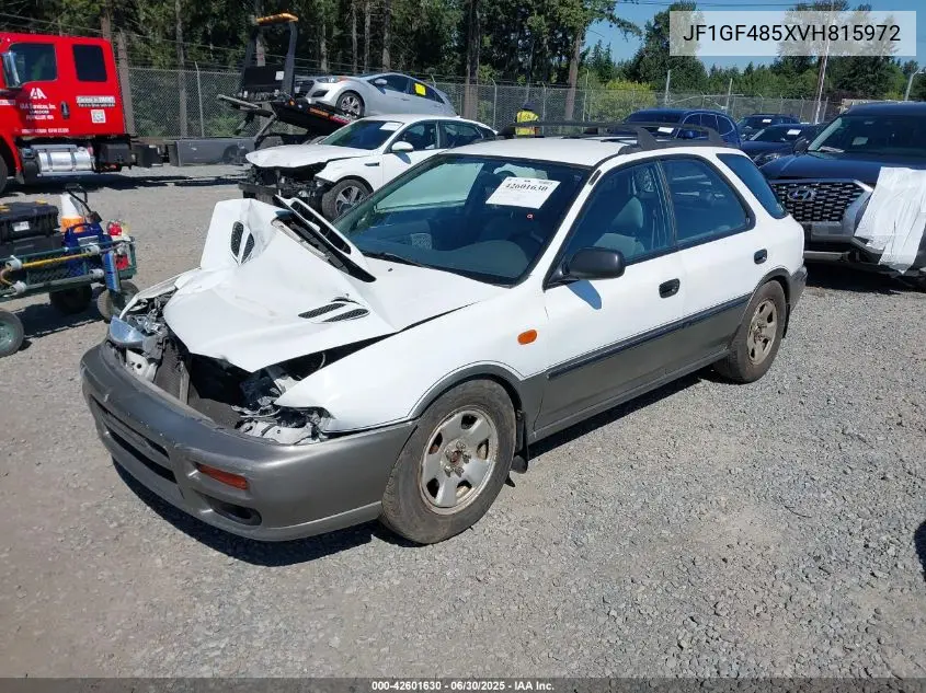 1997 Subaru Impreza Wagon Outback Sport VIN: JF1GF485XVH815972 Lot: 42601630