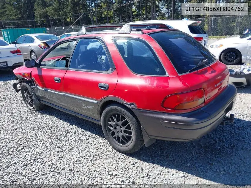1999 Subaru Impreza Outback Sport VIN: JF1GF4856XH804762 Lot: 42040236