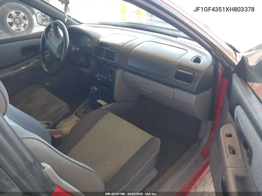 1999 Subaru Impreza L VIN: JF1GF4351XH803378 Lot: 42101166