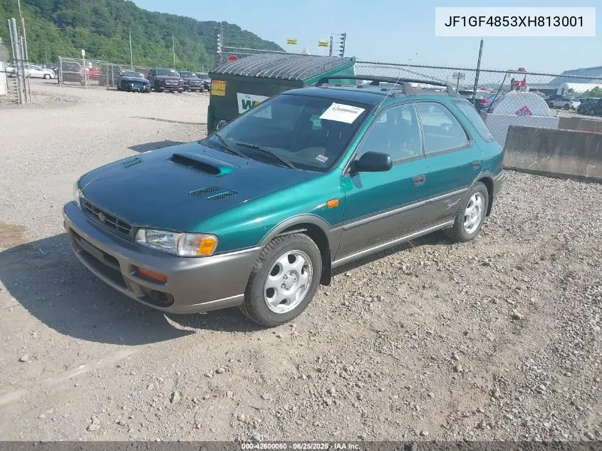 1999 Subaru Impreza Outback Sport VIN: JF1GF4853XH813001 Lot: 42600060