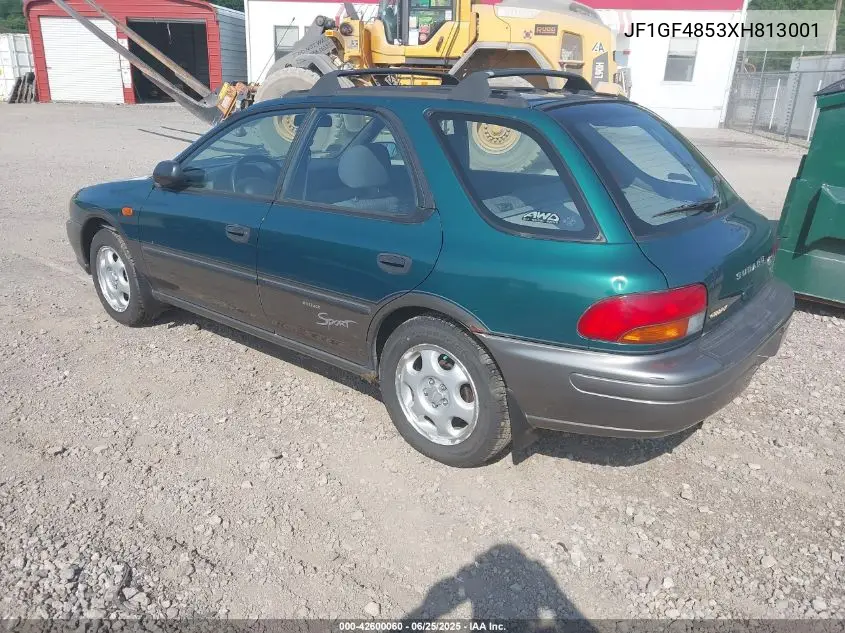 1999 Subaru Impreza Outback Sport VIN: JF1GF4853XH813001 Lot: 42600060