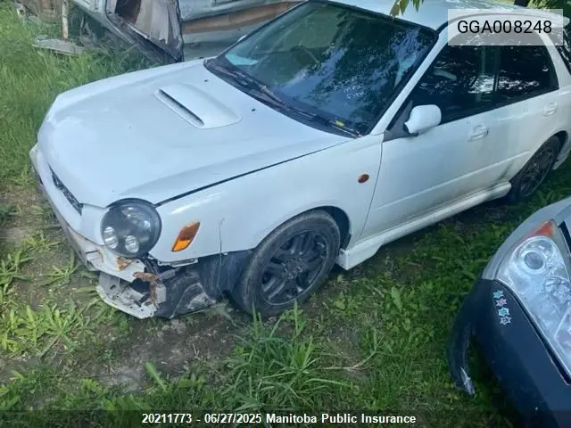 2002 Subaru Impreza Wrx VIN: GGA008248 Lot: 20211773