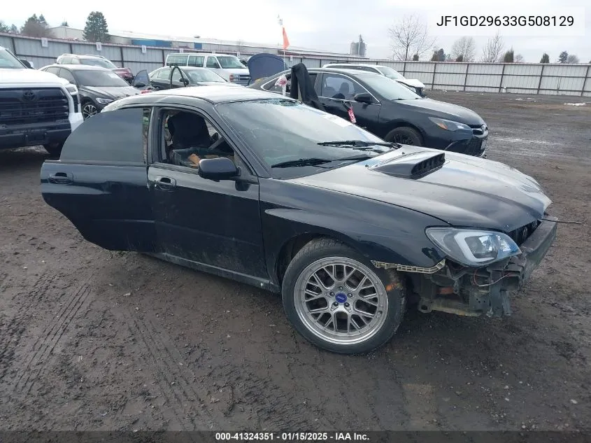 2003 Subaru Impreza Wrx VIN: JF1GD29633G508129 Lot: 41324351