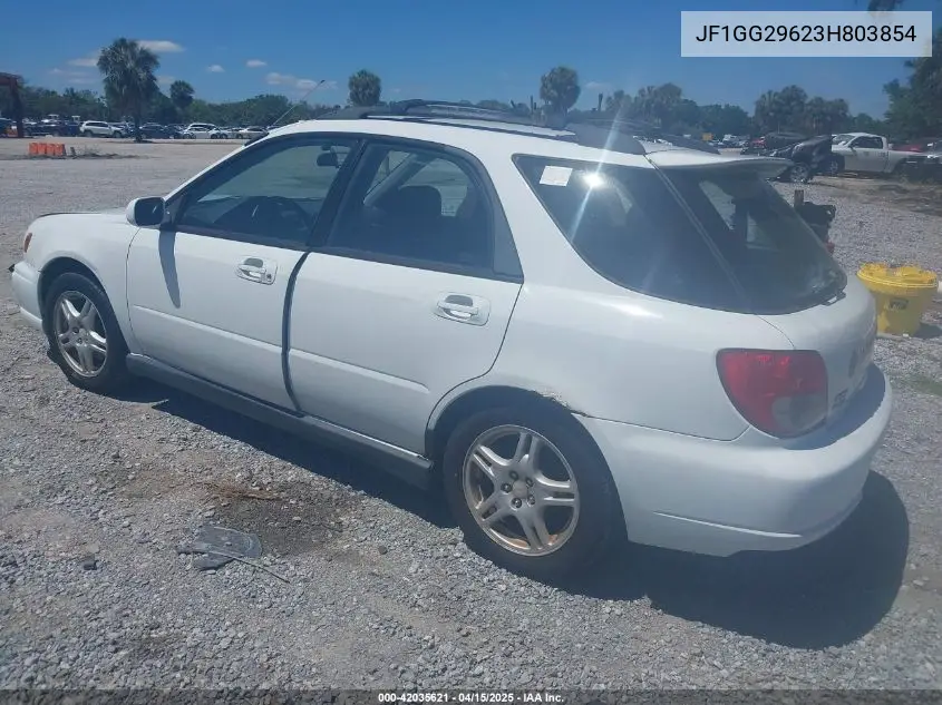 2003 Subaru Impreza Wrx VIN: JF1GG29623H803854 Lot: 42035621