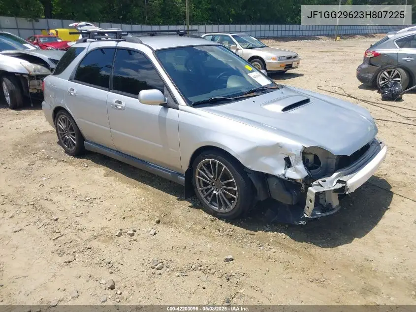 2003 Subaru Impreza Wrx VIN: JF1GG29623H807225 Lot: 42203096