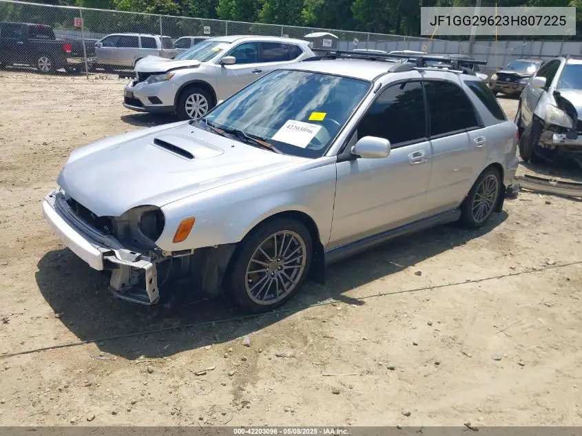 2003 Subaru Impreza Wrx VIN: JF1GG29623H807225 Lot: 42203096