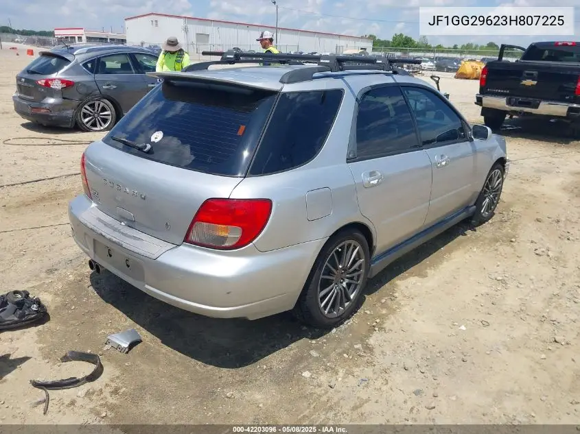 2003 Subaru Impreza Wrx VIN: JF1GG29623H807225 Lot: 42203096