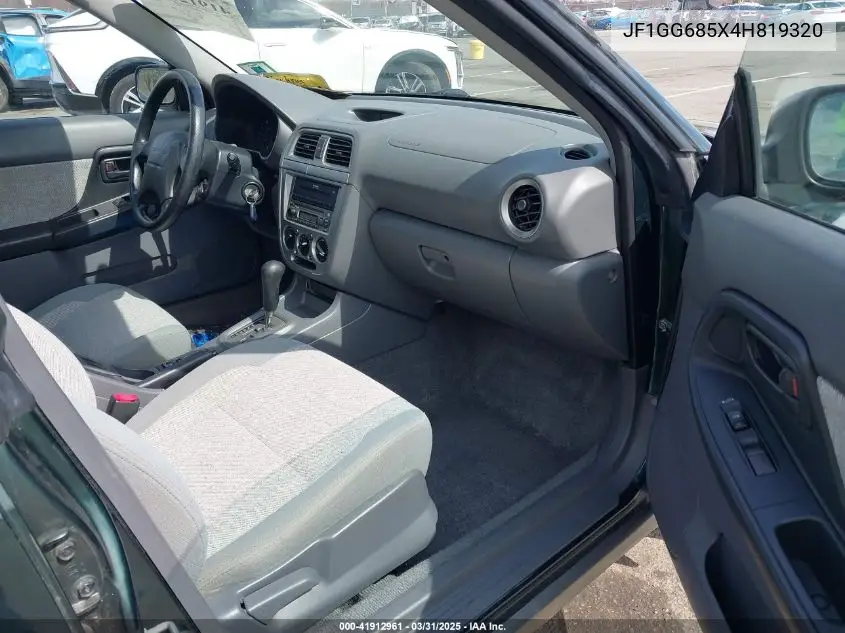 2004 Subaru Impreza Outback Sport VIN: JF1GG685X4H819320 Lot: 41912961