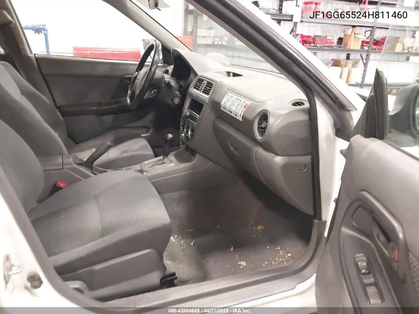 2004 Subaru Impreza 2.5Ts VIN: JF1GG65524H811460 Lot: 42084649