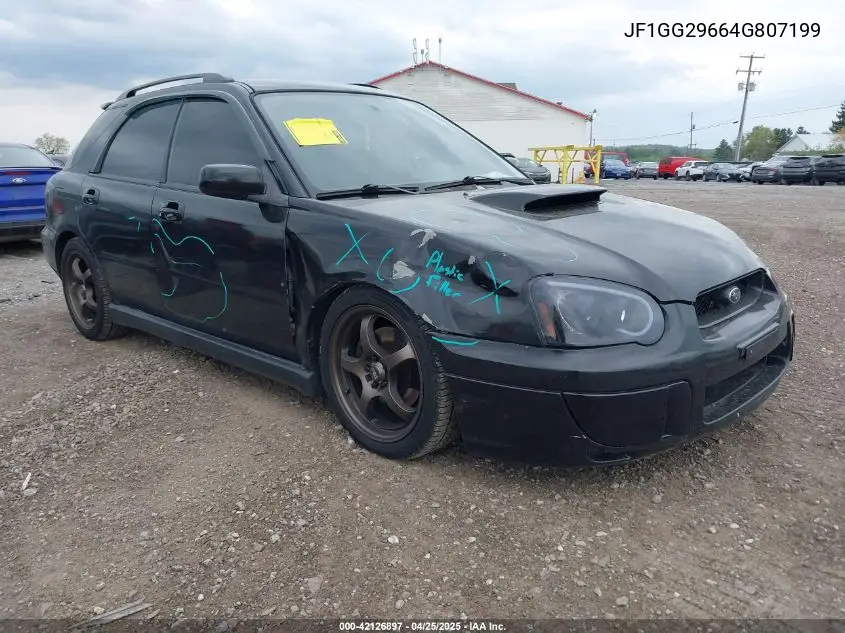 2004 Subaru Impreza Wrx VIN: JF1GG29664G807199 Lot: 42126897