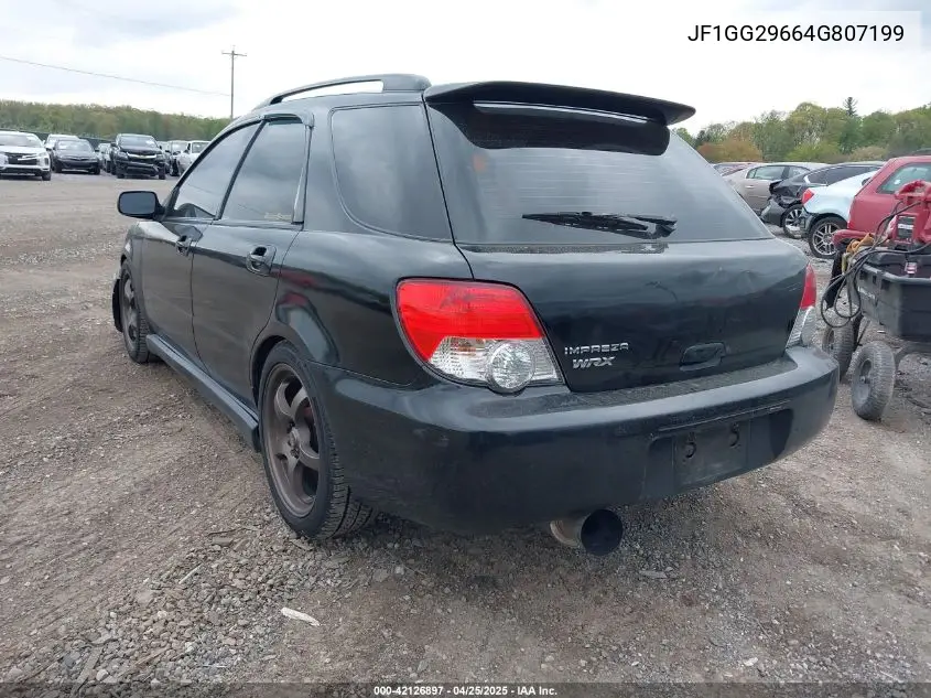 2004 Subaru Impreza Wrx VIN: JF1GG29664G807199 Lot: 42126897