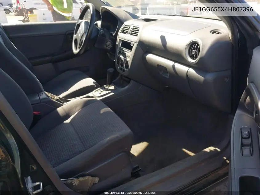 2004 Subaru Impreza 2.5Ts VIN: JF1GG655X4H807396 Lot: 42194943
