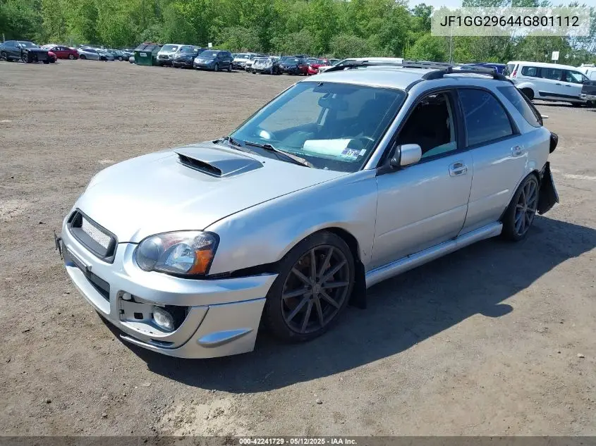 2004 Subaru Impreza Wrx VIN: JF1GG29644G801112 Lot: 42241729