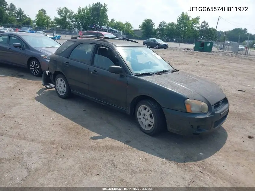2004 Subaru Impreza 2.5Ts VIN: JF1GG65574H811972 Lot: 42440842