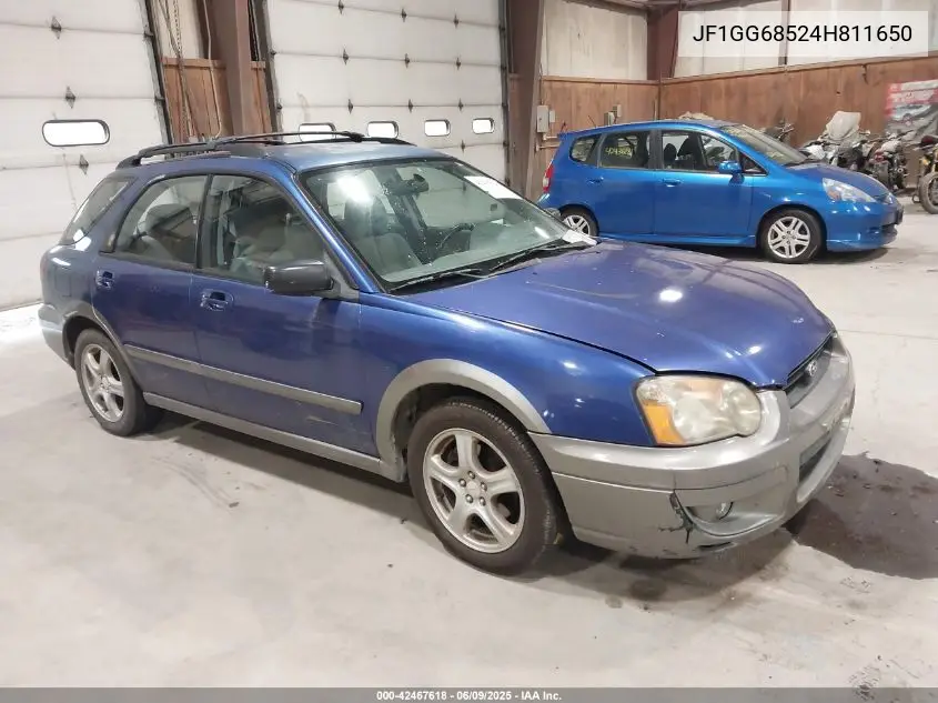 2004 Subaru Impreza Outback Sport VIN: JF1GG68524H811650 Lot: 42467618