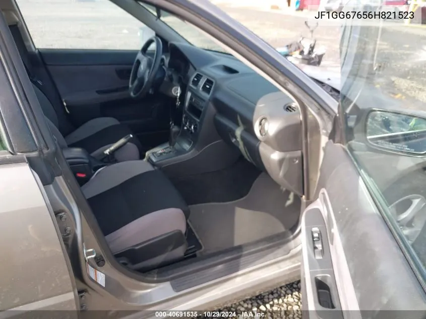 2006 Subaru Impreza 2.5I VIN: JF1GG67656H821523 Lot: 40691535