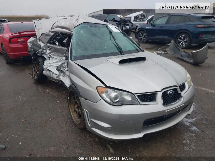 2006 Subaru Impreza Wrx/Wrx Limited/Wrx Tr VIN: JF1GD79636G506592 Lot: 41132548