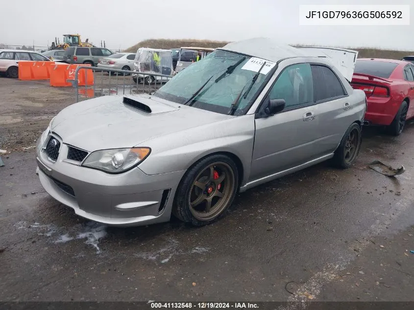 2006 Subaru Impreza Wrx/Wrx Limited/Wrx Tr VIN: JF1GD79636G506592 Lot: 41132548