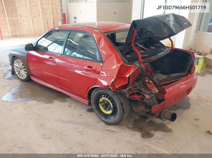 2006 Subaru Impreza Wrx Limited VIN: JF1GD79666H501719 Lot: 41676885