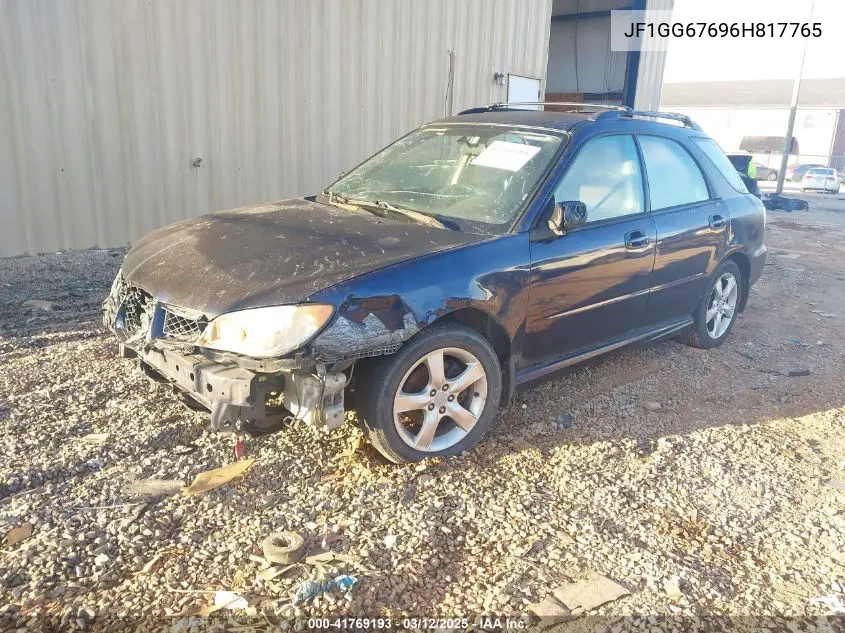 2006 Subaru Impreza 2.5I VIN: JF1GG67696H817765 Lot: 41769193