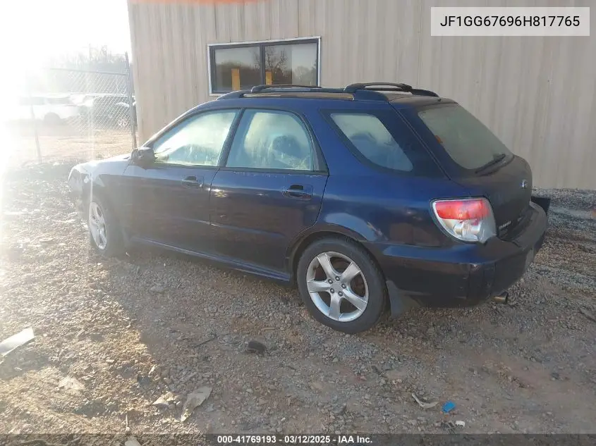 2006 Subaru Impreza 2.5I VIN: JF1GG67696H817765 Lot: 41769193