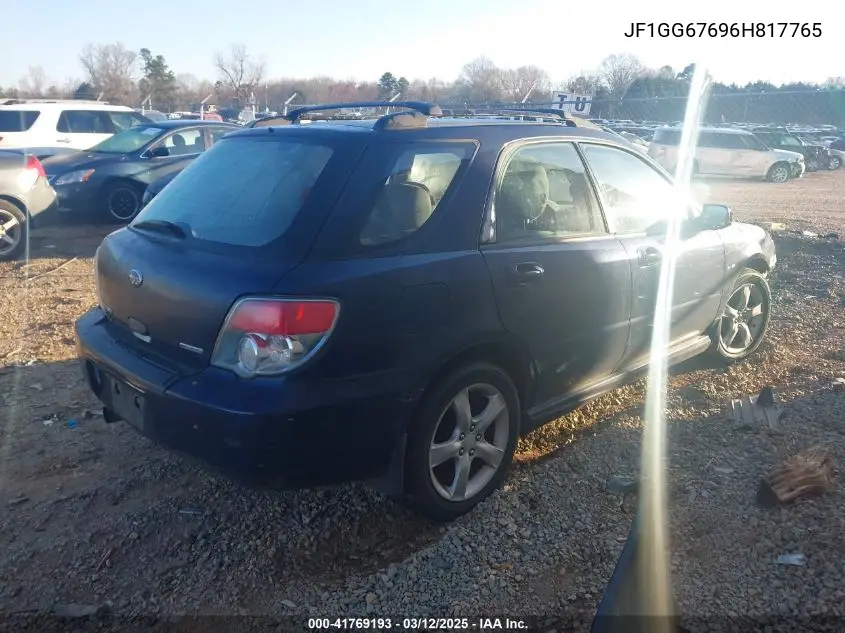 2006 Subaru Impreza 2.5I VIN: JF1GG67696H817765 Lot: 41769193