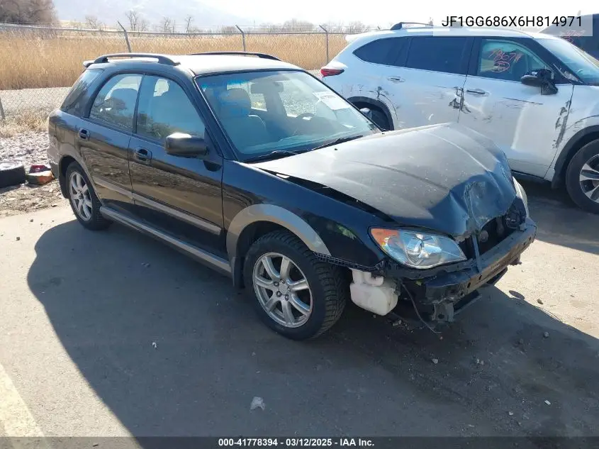 2006 Subaru Impreza Outback Sport VIN: JF1GG686X6H814971 Lot: 41778394