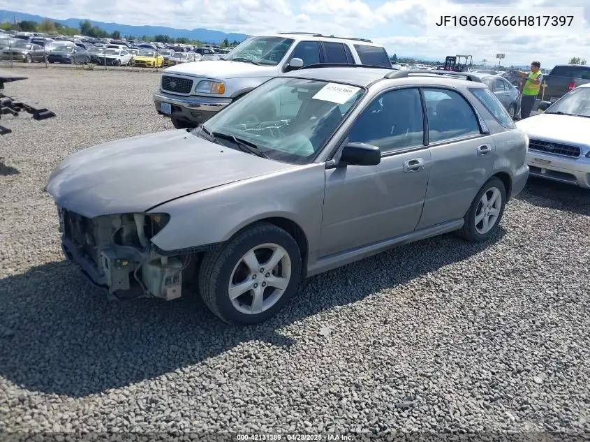 2006 Subaru Impreza 2.5I VIN: JF1GG67666H817397 Lot: 42131389
