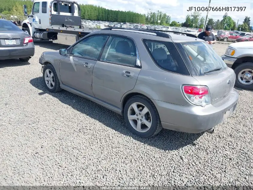 2006 Subaru Impreza 2.5I VIN: JF1GG67666H817397 Lot: 42131389