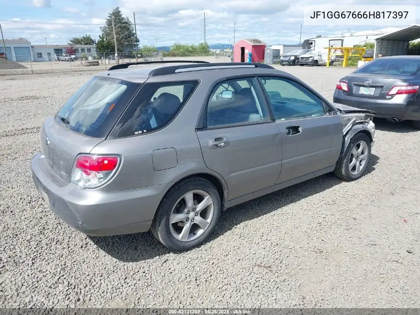 2006 Subaru Impreza 2.5I VIN: JF1GG67666H817397 Lot: 42131389