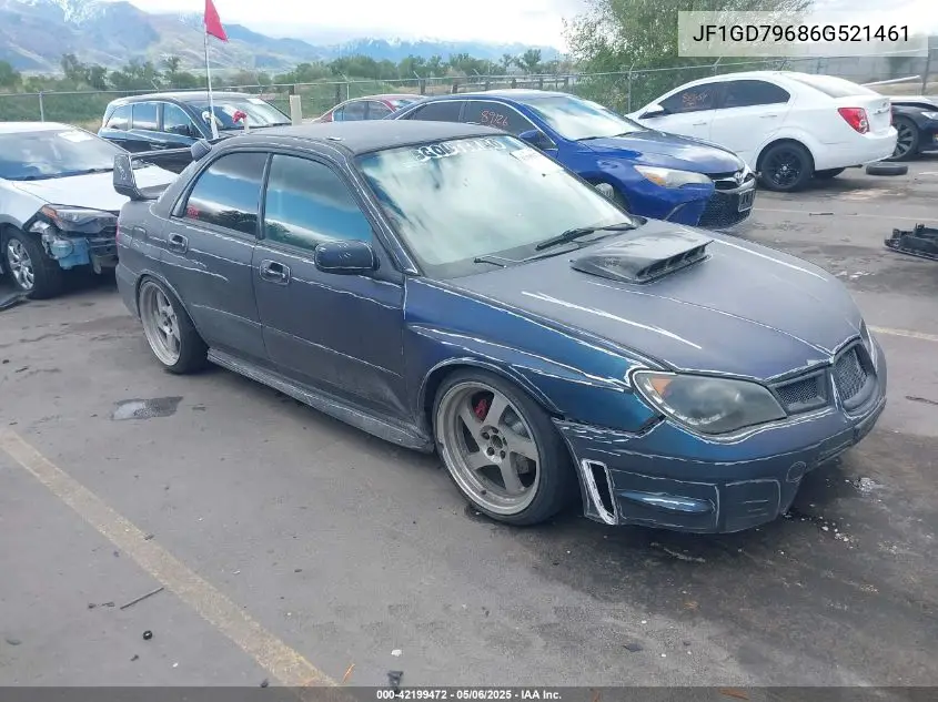 2006 Subaru Impreza Wrx VIN: JF1GD79686G521461 Lot: 42199472