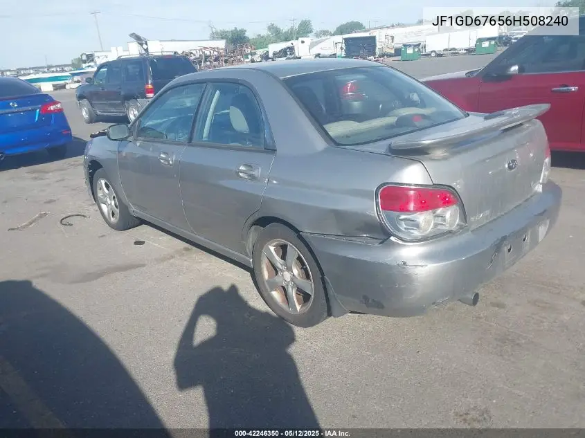 2006 Subaru Impreza 2.5I VIN: JF1GD67656H508240 Lot: 42246350