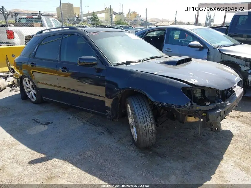 2006 Subaru Impreza Wrx/Wrx Limited VIN: JF1GG796X6G804872 Lot: 42361269