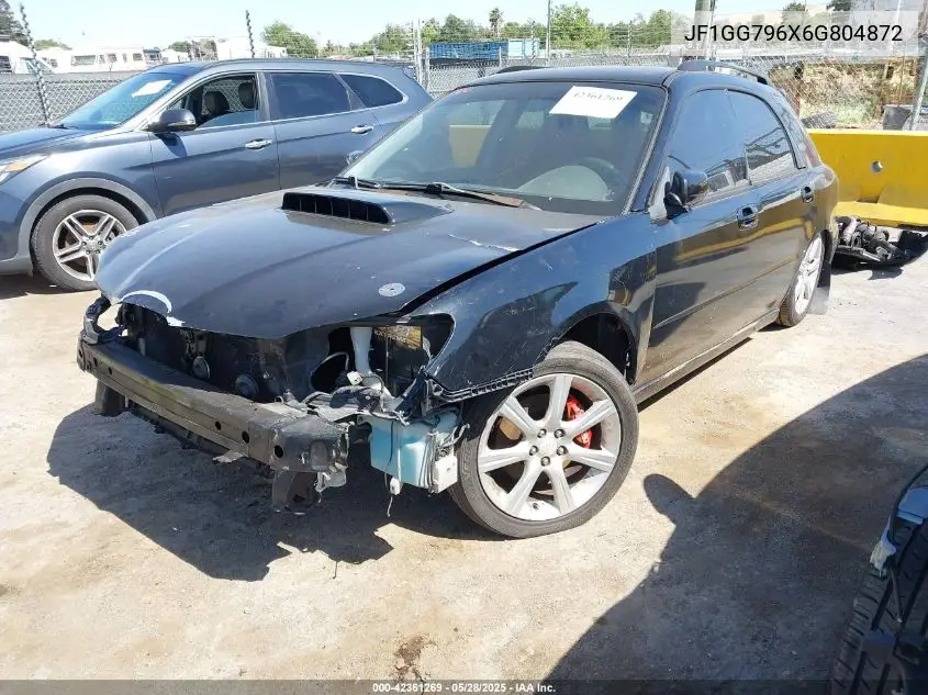 2006 Subaru Impreza Wrx/Wrx Limited VIN: JF1GG796X6G804872 Lot: 42361269