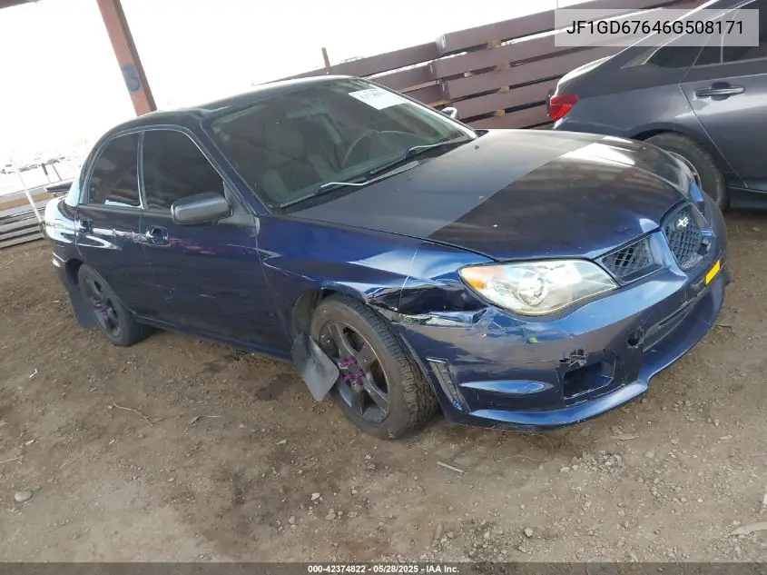 2006 Subaru Impreza 2.5I VIN: JF1GD67646G508171 Lot: 42374822