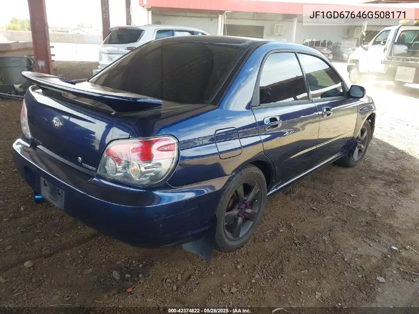 2006 Subaru Impreza 2.5I VIN: JF1GD67646G508171 Lot: 42374822