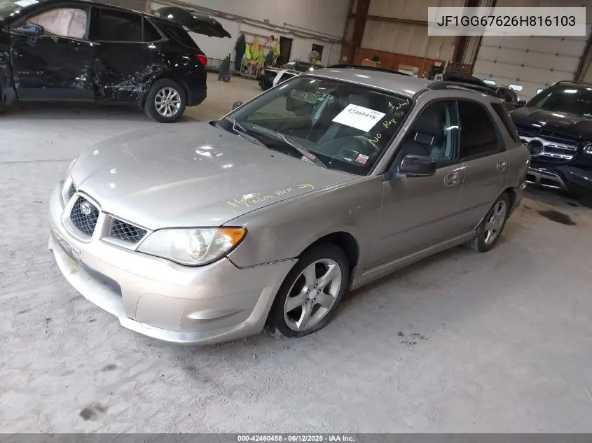 2006 Subaru Impreza 2.5I VIN: JF1GG67626H816103 Lot: 42460458
