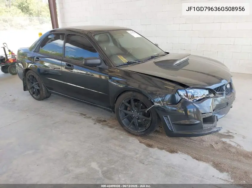 2006 Subaru Impreza Wrx/Wrx Limited/Wrx Tr VIN: JF1GD79636G508956 Lot: 42499336