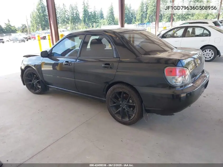 2006 Subaru Impreza Wrx/Wrx Limited/Wrx Tr VIN: JF1GD79636G508956 Lot: 42499336