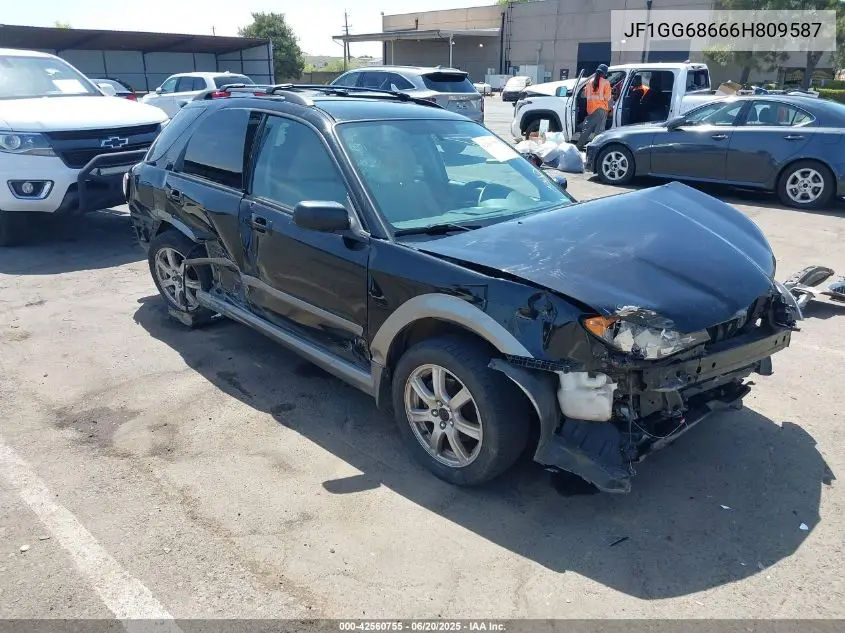 2006 Subaru Impreza Outback Sport VIN: JF1GG68666H809587 Lot: 42560755