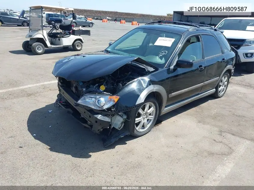 2006 Subaru Impreza Outback Sport VIN: JF1GG68666H809587 Lot: 42560755