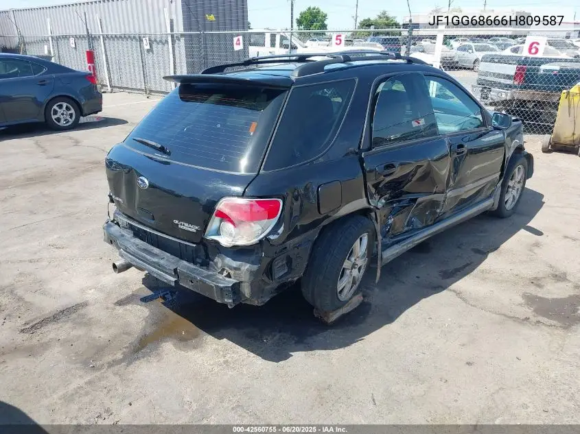 2006 Subaru Impreza Outback Sport VIN: JF1GG68666H809587 Lot: 42560755