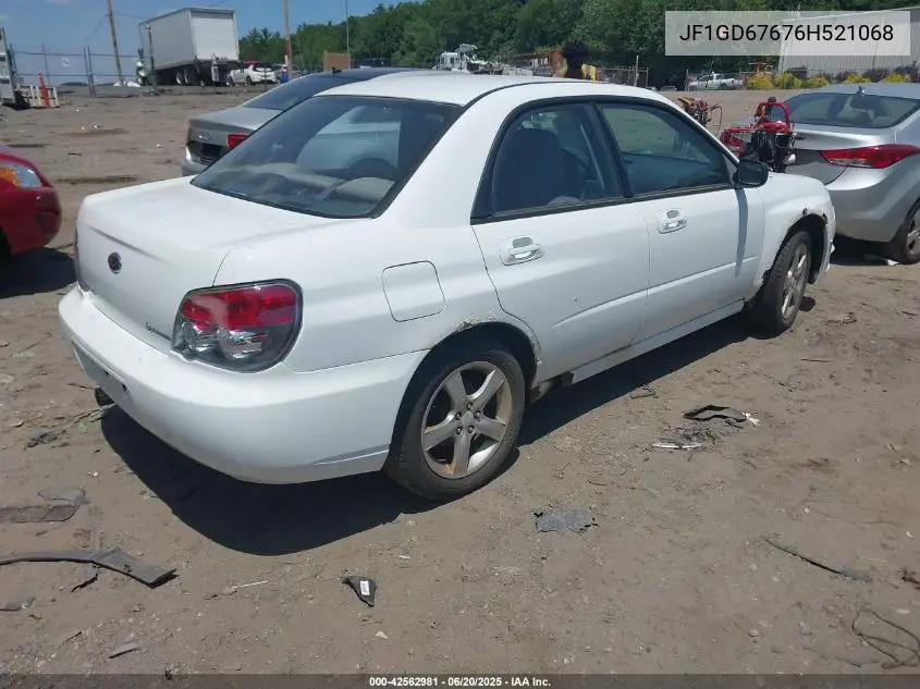 2006 Subaru Impreza 2.5I VIN: JF1GD67676H521068 Lot: 42562981