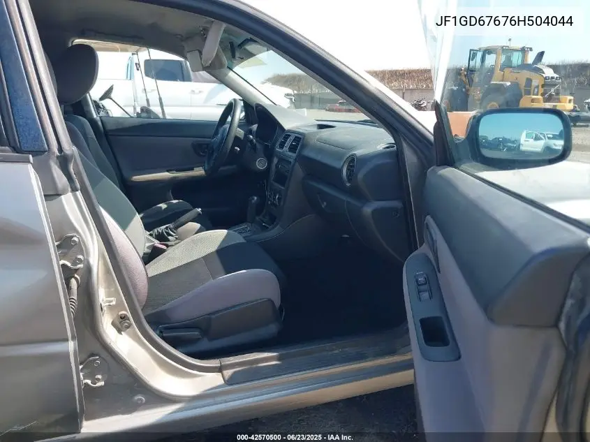 2006 Subaru Impreza 2.5I VIN: JF1GD67676H504044 Lot: 42570500