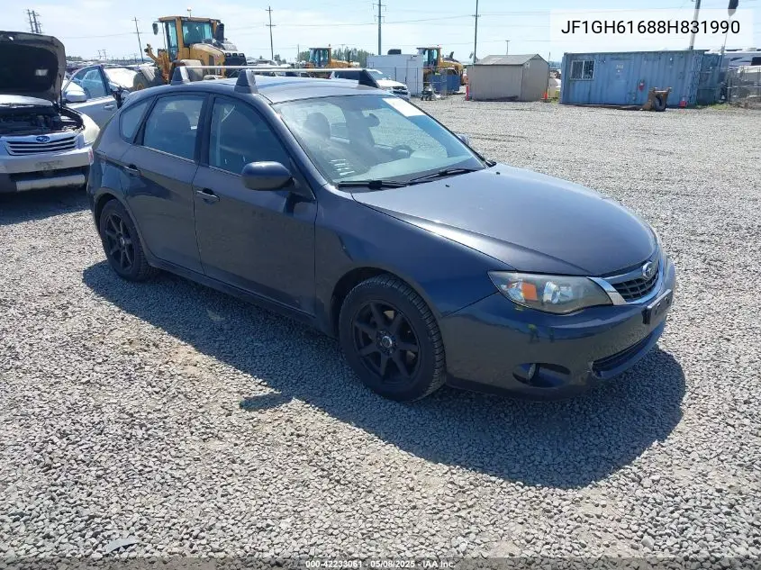 2008 Subaru Impreza 2.5I VIN: JF1GH61688H831990 Lot: 42233061