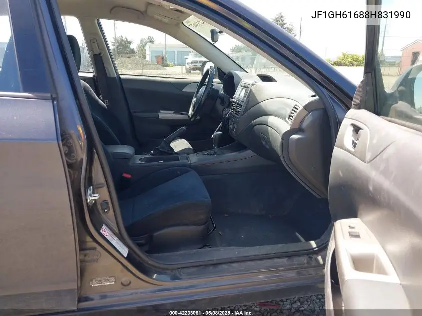 2008 Subaru Impreza 2.5I VIN: JF1GH61688H831990 Lot: 42233061