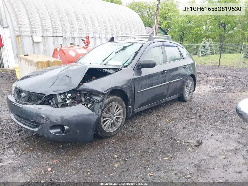 2008 Subaru Impreza 2.5I VIN: JF1GH61658G819530 Lot: 42236448