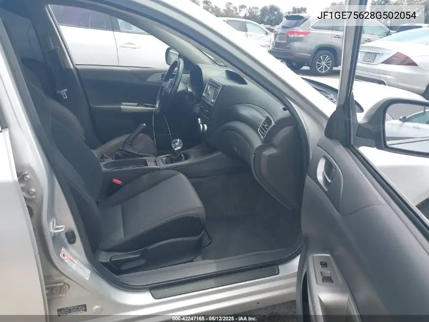 2008 Subaru Impreza Wrx VIN: JF1GE75628G502054 Lot: 42247165